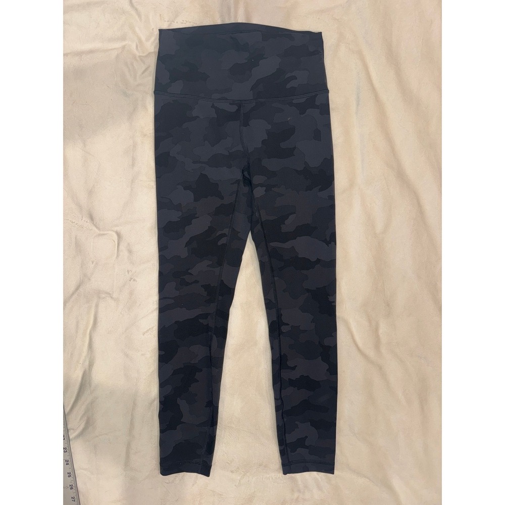 Lululemon Wunder Under High-Rise Heritage 365 Camo Deep Coal Multi 25" sz. 6